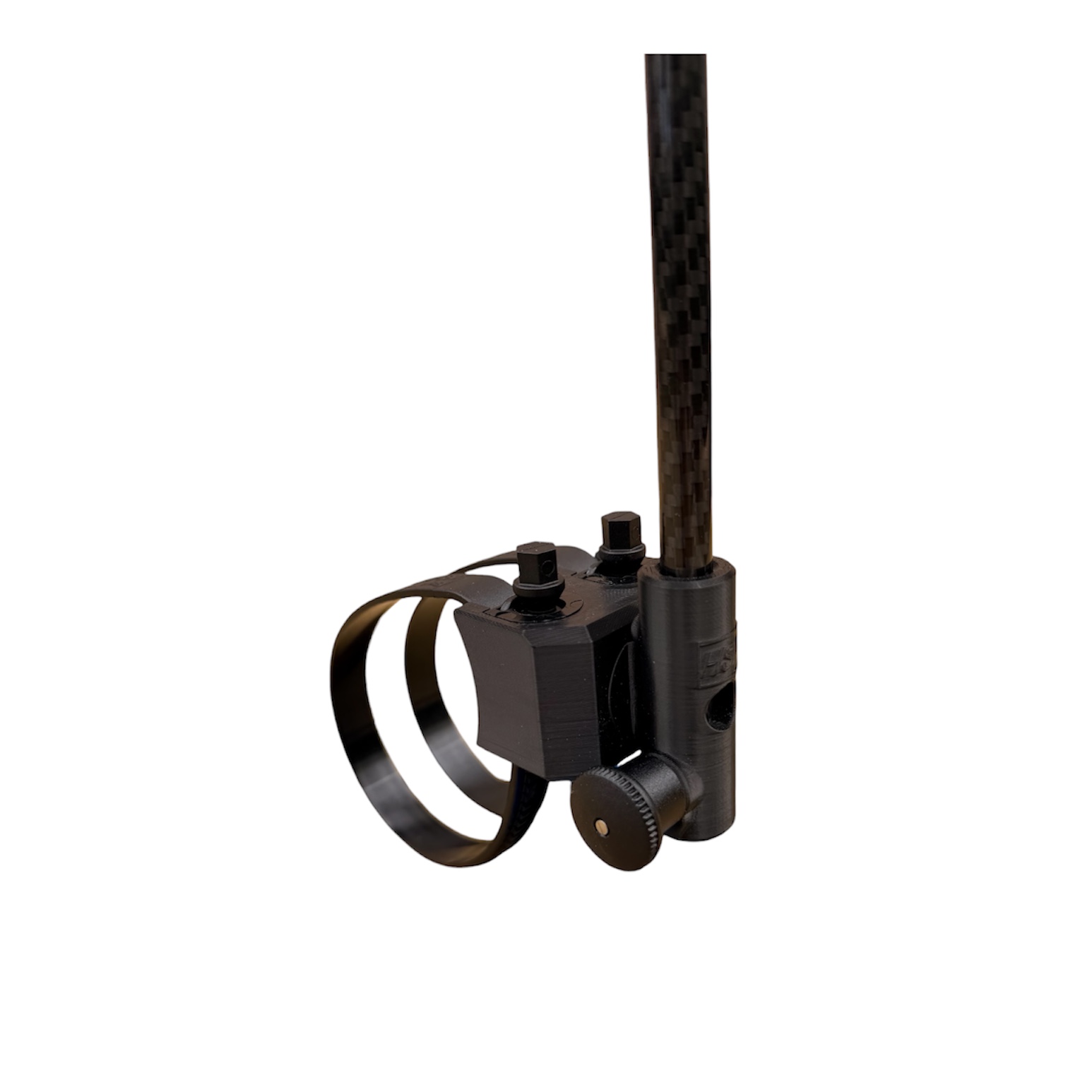 Black HSF 360 AnyTube™ Mount with carbon-fiber pole and tube straps